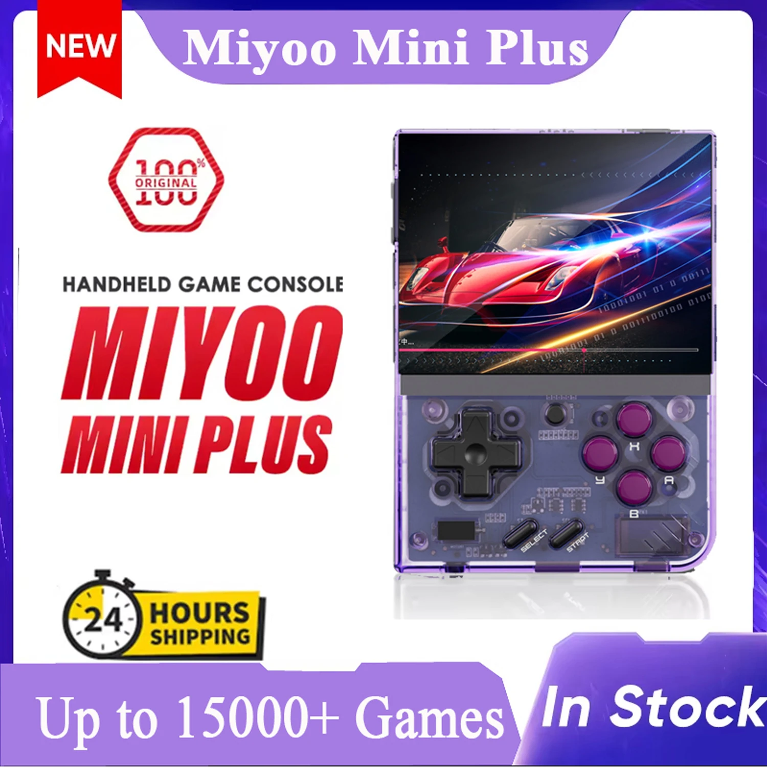 MIYOO Mini Plus Portable Retro Handheld Game Console V2 Mini+ IPS Screen Classic Video Game Console Linux System Children's Gift
MIYOO Mini Plus Portable Retro Handheld Game Console V2 Mini+ IPS Screen Classic Video Game Console Linux System Children's Gift