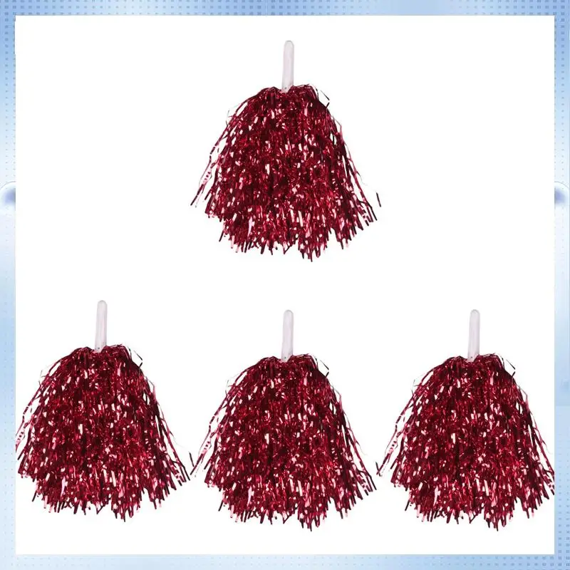ABMW-24Pcs Cheerleading Pom Poms Metallic Foil Cheer Pom Poms With Plastic Handle For Adults Kids Cheerleaders Party
ABMW-24Pcs Cheerleading Pom Poms Metallic Foil Cheer Pom Poms With Plastic Handle For Adults Kids Cheerleaders Party