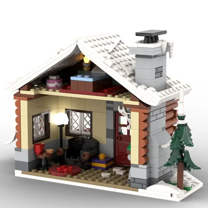 581pcs MOC Alpine Log Cabin Seasonal Festivaled Model Building Blocks Architecture Assembly DIY Creative Idea Brick Gift Design
581pcs MOC Alpine Log Cabin Seasonal Festivaled Model Building Blocks Architecture Assembly DIY Creative Idea Brick Gift Design