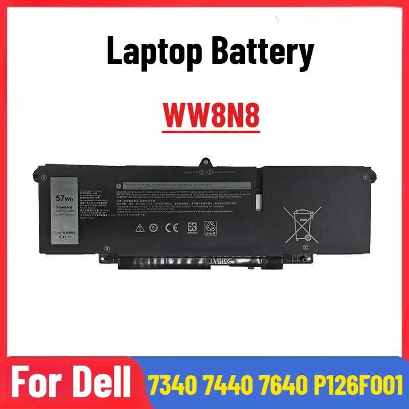 Laptop Battery for Dell Latitude 7340 7440 7640 P126F001 P175G001 WW8N8
Laptop Battery for Dell Latitude 7340 7440 7640 P126F001 P175G001 WW8N8