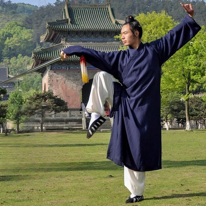 Wudang Style Tai Chi Robe Long Sleeve Linen Blend Martial Arts Uniform Traditional Chinese Kung Fu Clothing for Men Women
Wudang Style Tai Chi Robe Long Sleeve Linen Blend Martial Arts Uniform Traditional Chinese Kung Fu Clothing for Men Women