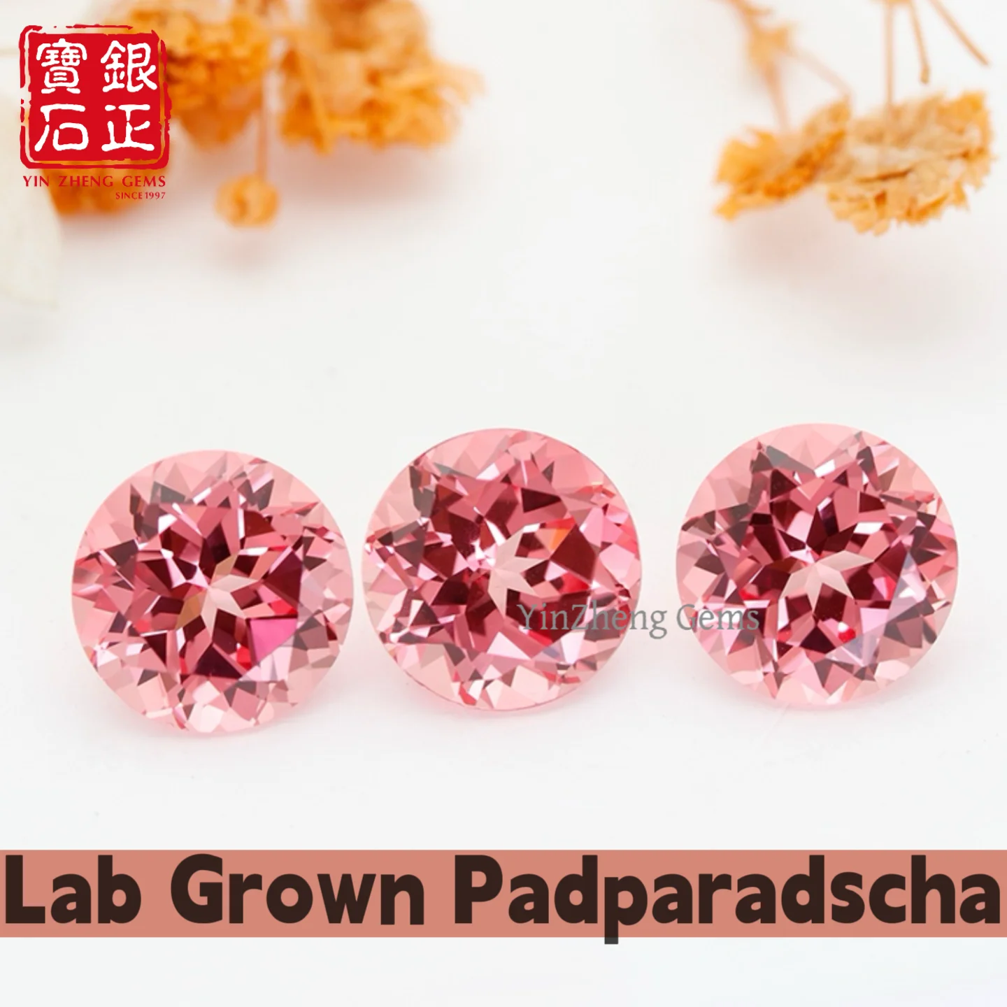 YinZheng Czochralski Lab Grown Padparadscha Round Provide AGL Certificate Cultivate Padparadscha Sapphire For Making Jewelry
YinZheng Czochralski Lab Grown Padparadscha Round Provide AGL Certificate Cultivate Padparadscha Sapphire For Making Jewelry