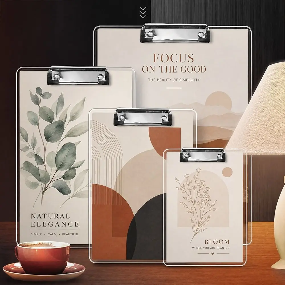 Multi-functional Acrylic Clipboard Clear A4/A5/B5/A6 Writing Pad Vertical/Horizontal Clip Document Clip Holder Gift
Multi-functional Acrylic Clipboard Clear A4/A5/B5/A6 Writing Pad Vertical/Horizontal Clip Document Clip Holder Gift