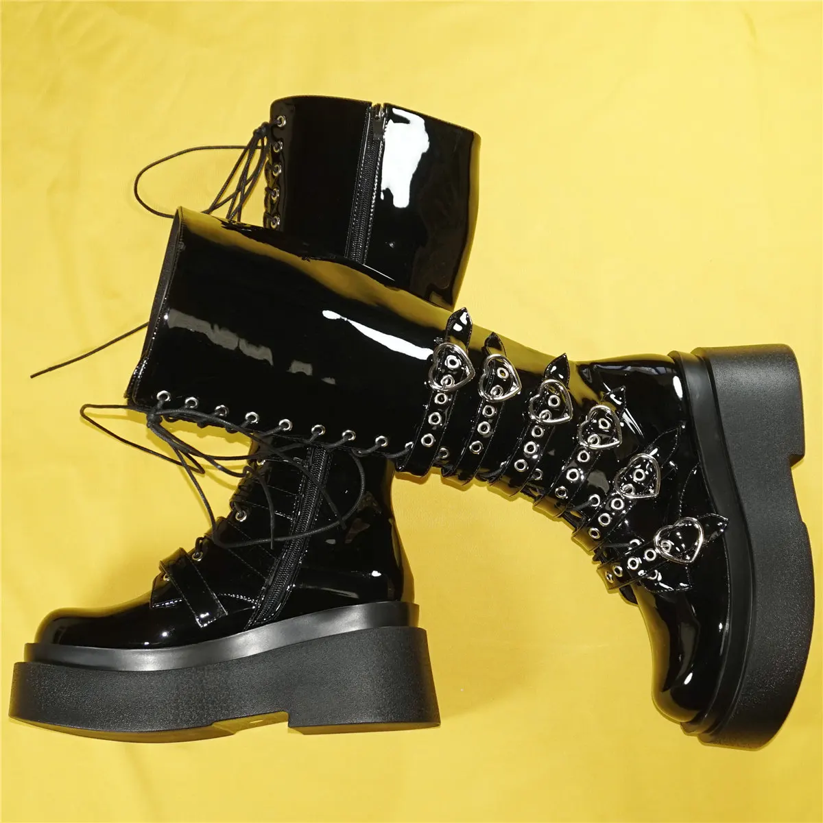 2023 Wedges Pumps Shoes Women Patent Leather Flat With High Heel Knee High Boots Female Round Toe Fashion Sneakers Casual Shoes
2023 Wedges Pumps Shoes Women Patent Leather Flat With High Heel Knee High Boots Female Round Toe Fashion Sneakers Casual Shoes