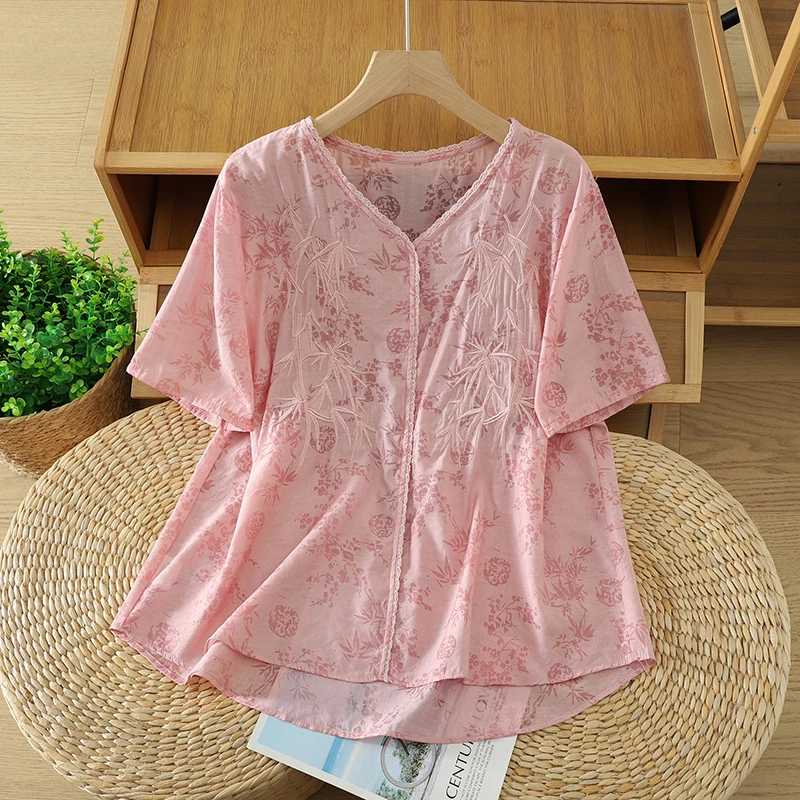 New Chinese Style Embroidered Short Sleeve Casual Pants Women's Set Summer 2026 Euro Size plus Size Fashion Commute Style
New Chinese Style Embroidered Short Sleeve Casual Pants Women's Set Summer 2026 Euro Size plus Size Fashion Commute Style