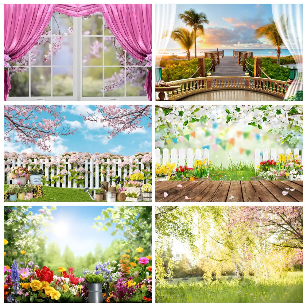 Spring Natural Scenic Photography Background Forest Flowers Fence Window Baby Shower Portrait Backdrop Decor Photo Studio Props
Spring Natural Scenic Photography Background Forest Flowers Fence Window Baby Shower Portrait Backdrop Decor Photo Studio Props