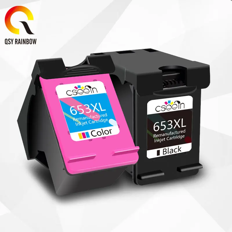 QSYRAINBOW 653XL Ink Cartridge Replacement For HP653 HP 653 XL Compatible DESKJET Advantage 1275 2775 6075 6475 Printer
QSYRAINBOW 653XL Ink Cartridge Replacement For HP653 HP 653 XL Compatible DESKJET Advantage 1275 2775 6075 6475 Printer