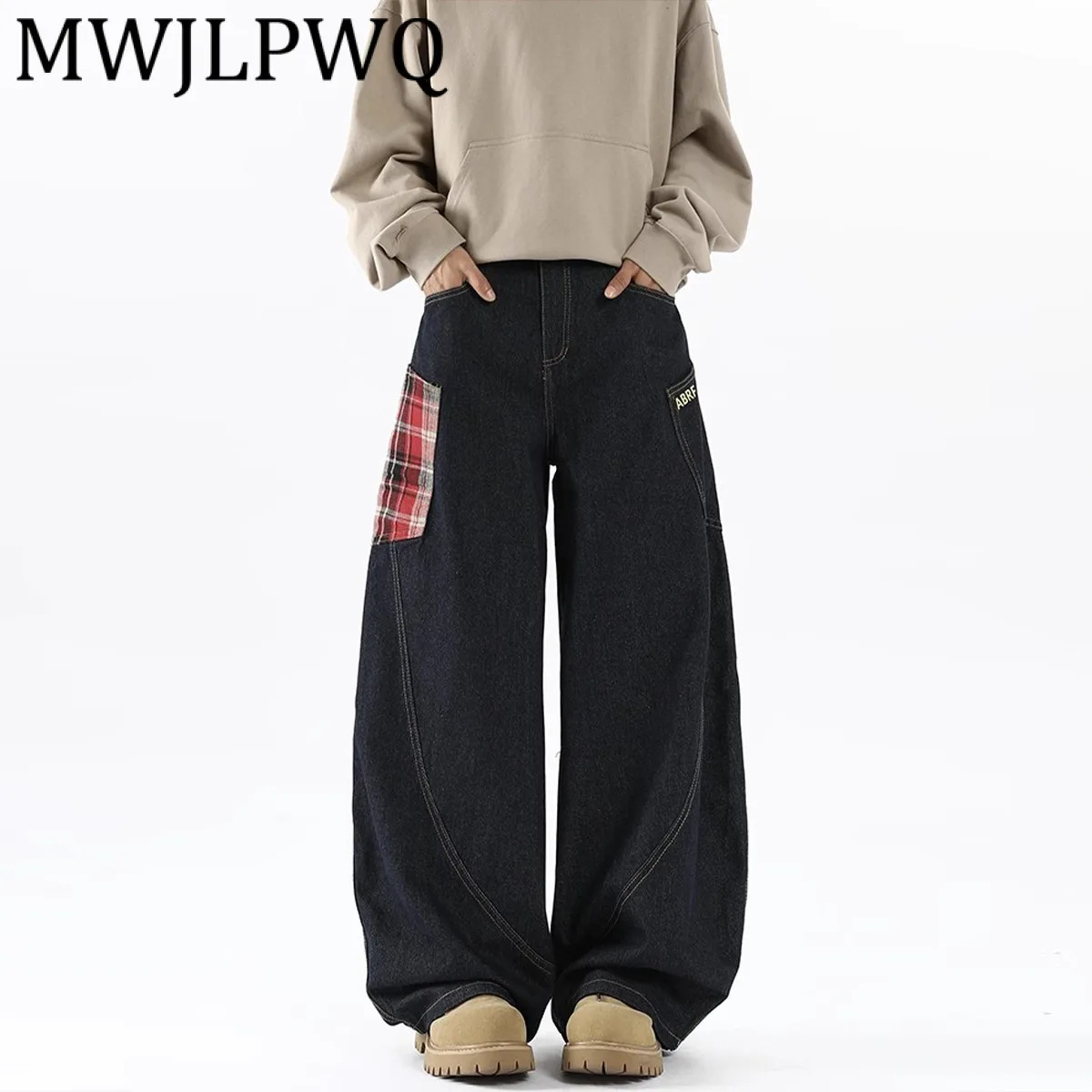 MWJLPWQ Design Sense, рабочая одежда с большими карманами, джинсы для мужчин, осенние клетчатые модные новые мешковатые широкие брюки длиной до пола 12068
MWJLPWQ Design Sense, рабочая одежда с большими карманами, джинсы для мужчин, осенние клетчатые модные новые мешковатые широкие брюки длиной до пола 12068