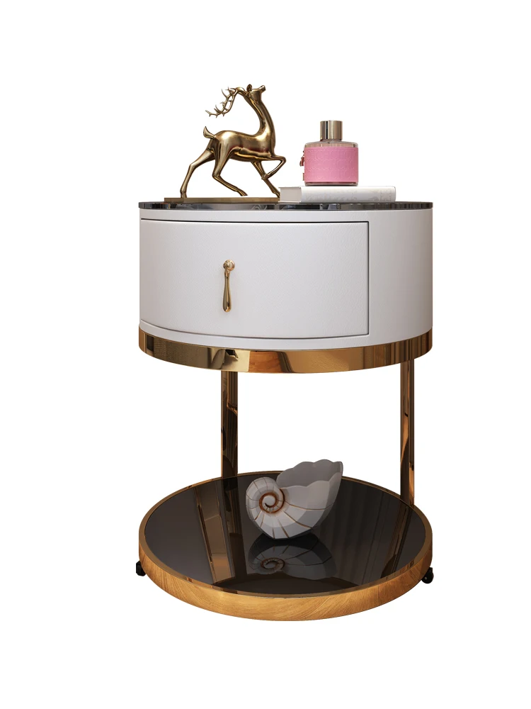 Bedside table light luxury simple modern bedside table solid wood lockers small house type
Bedside table light luxury simple modern bedside table solid wood lockers small house type