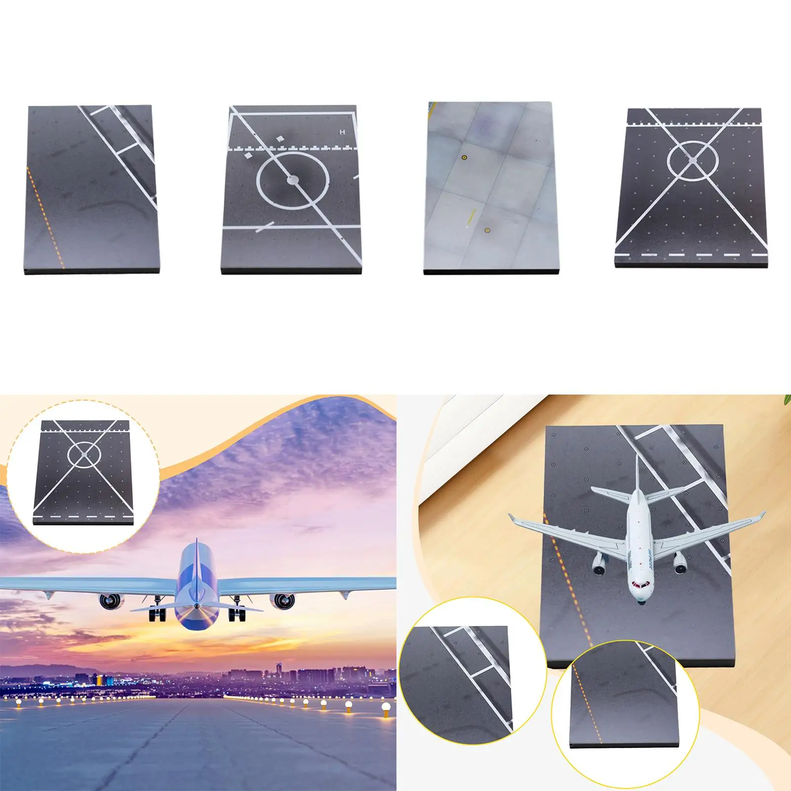 1/72 Fighter Airport Runway Model, Portable Aviation Ornament Accessory, Premium Static Runway Decoration Scene Model
1/72 Fighter Airport Runway Model, Portable Aviation Ornament Accessory, Premium Static Runway Decoration Scene Model
