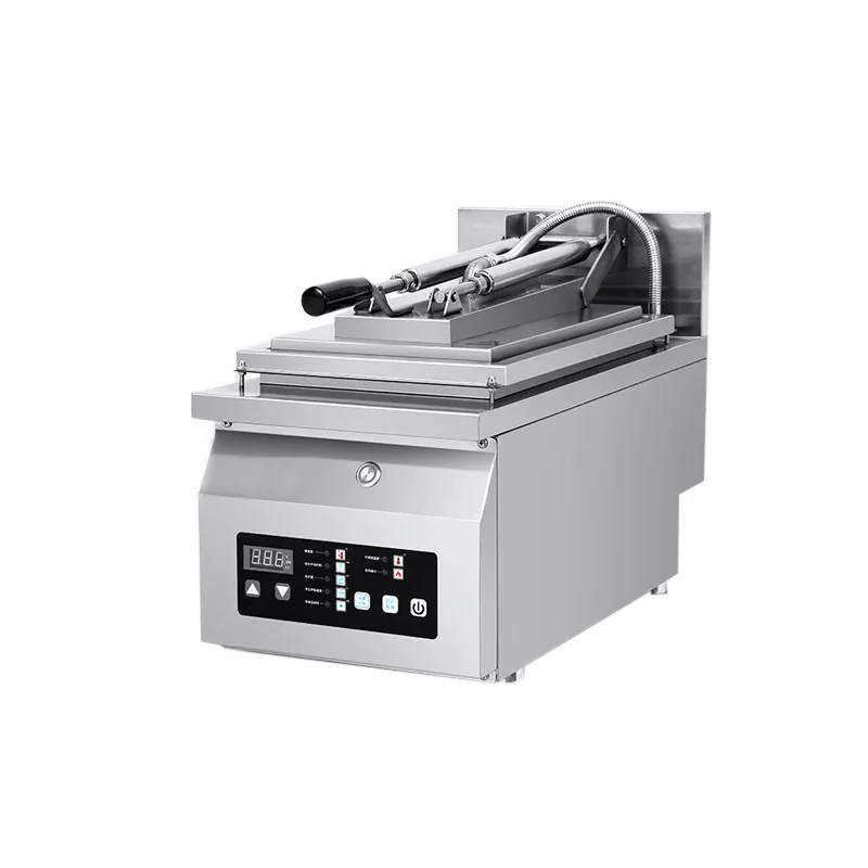 Luxury commercial electric automatic dumpling frying machine, chain franchise practical single head non-stick pan
Luxury commercial electric automatic dumpling frying machine, chain franchise practical single head non-stick pan