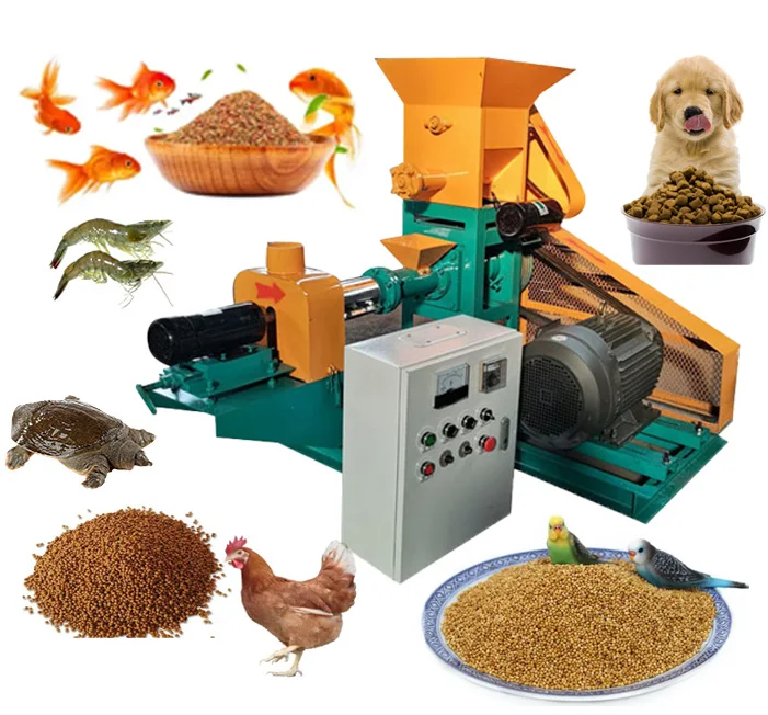 Floating Fish Feed Mill Pellet Extruder Machine Floating Feed Pellet Pet Food Extruder Processing Machine
Floating Fish Feed Mill Pellet Extruder Machine Floating Feed Pellet Pet Food Extruder Processing Machine