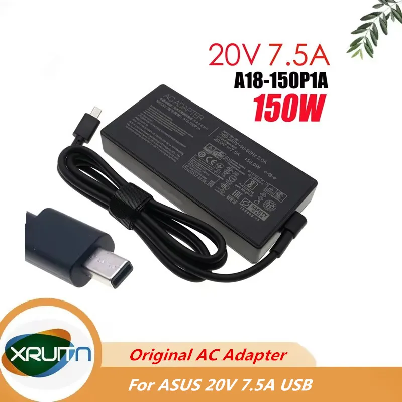 20V 7.5A 150W AC Adapter Charger For ASUS ROG Zephyrus V16 V3607 V3607VJ V3607VU A24-150P1A Gaming Laptop power supply USB Tip
20V 7.5A 150W AC Adapter Charger For ASUS ROG Zephyrus V16 V3607 V3607VJ V3607VU A24-150P1A Gaming Laptop power supply USB Tip