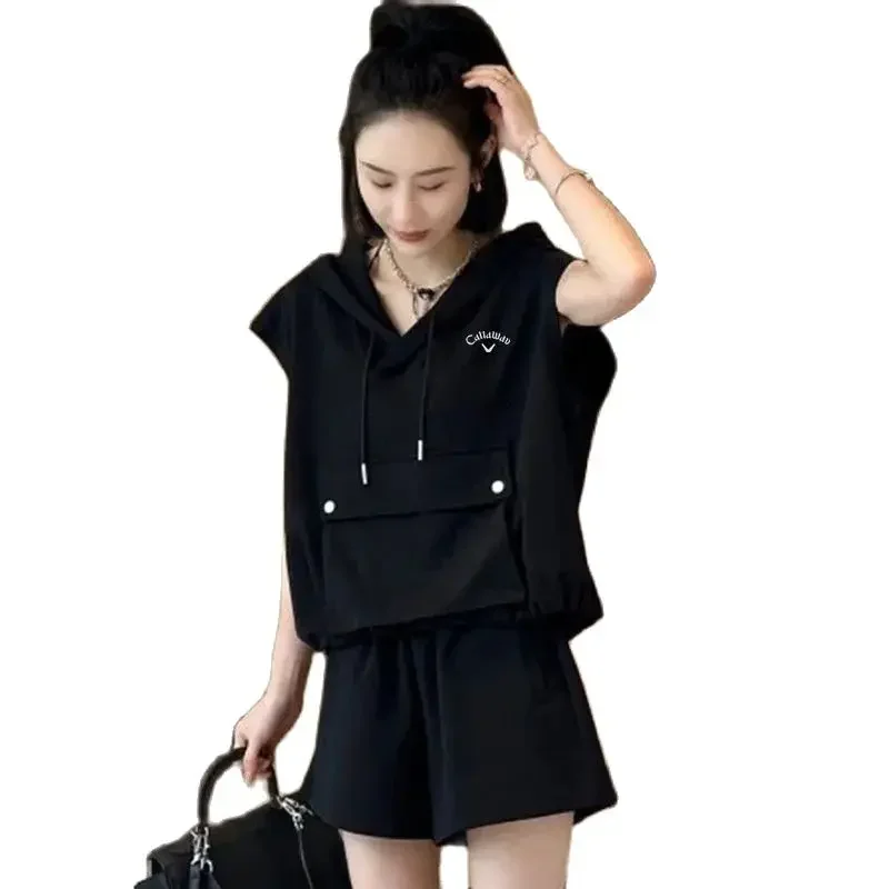 Fashion Two Piece Set New Golf Clothing Women Golf Shorts Casual Top Summer Women Golf Wear 2024 Korean Luxury Golf Suits
Fashion Two Piece Set New Golf Clothing Women Golf Shorts Casual Top Summer Women Golf Wear 2024 Korean Luxury Golf Suits