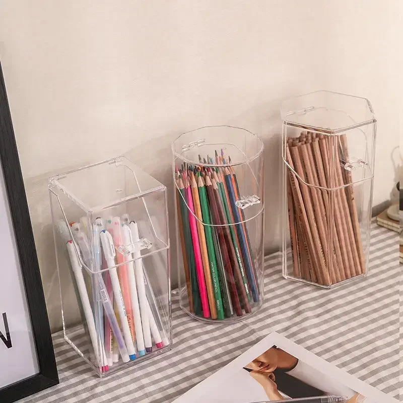 Acrylic Transparent Waterproof Dustproof Multifunction Pen Holder Stationery Storage Desktop Organiser Home Office Storage Box
Acrylic Transparent Waterproof Dustproof Multifunction Pen Holder Stationery Storage Desktop Organiser Home Office Storage Box