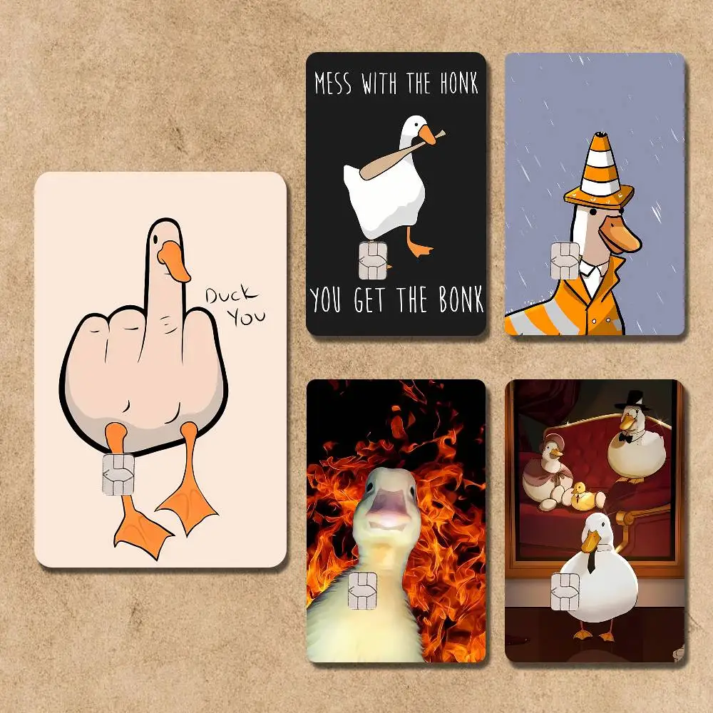 Funny D-DucK Goose meme Credit Card Skin Stickers For Bank Card Bus Metro Card Sticker Waterproof Women Gift
Funny D-DucK Goose meme Credit Card Skin Stickers For Bank Card Bus Metro Card Sticker Waterproof Women Gift