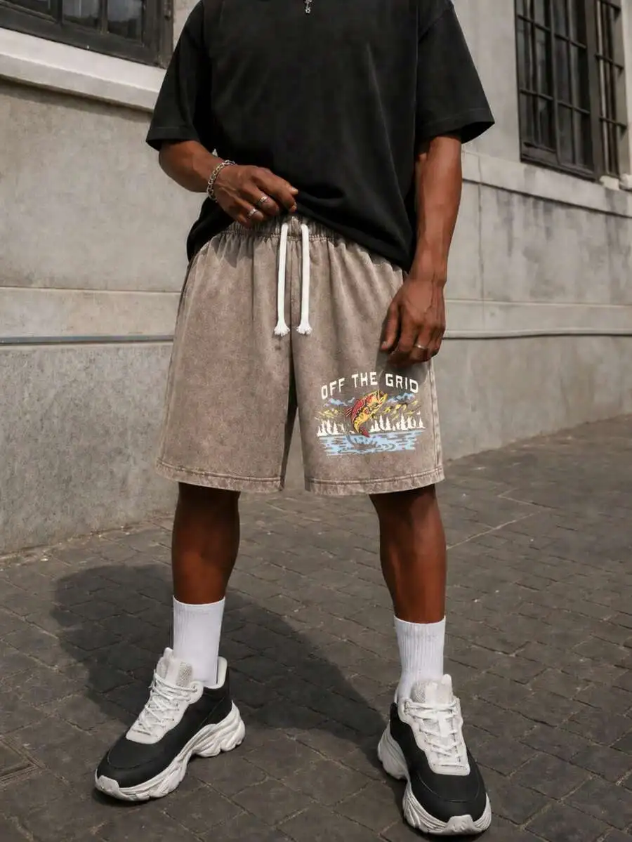 Men Vintage Graphic Print Shorts With Pockets Casual Streetwear Summer Outfits
Men Vintage Graphic Print Shorts With Pockets Casual Streetwear Summer Outfits