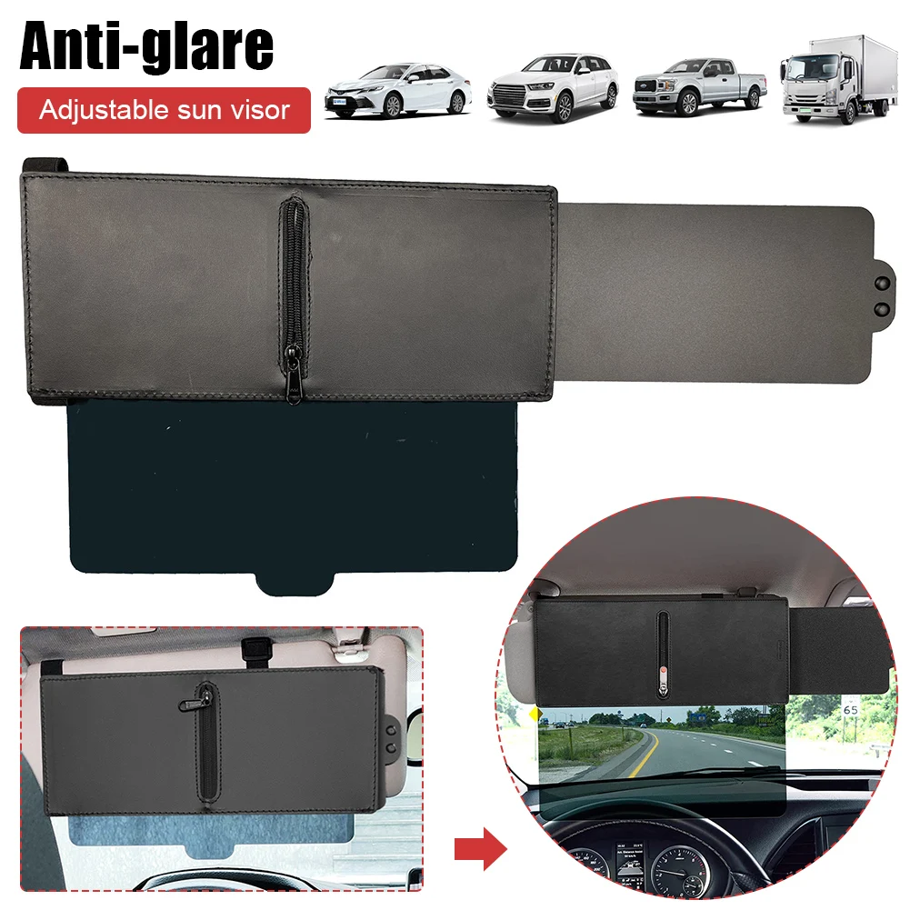 Universal Car Sun Visors Extender Anti Glares Shade Adjustable Auto UV400 Sun Visor for Driver & Passenger Car Accessories
Universal Car Sun Visors Extender Anti Glares Shade Adjustable Auto UV400 Sun Visor for Driver & Passenger Car Accessories