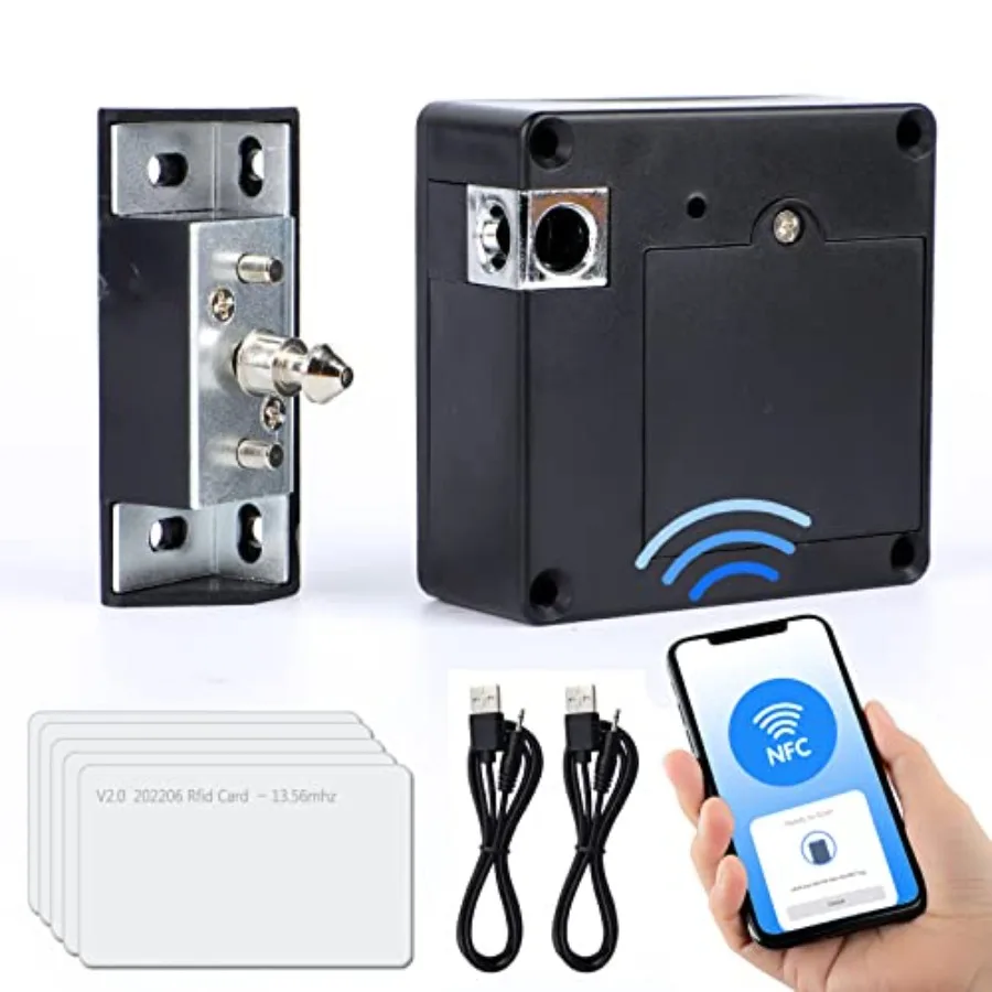 RFID Cabinet Lock Smart NFC Electronic Locks for Wooden Cabinet Cupboard Pantry Drawer-Pack
RFID Cabinet Lock Smart NFC Electronic Locks for Wooden Cabinet Cupboard Pantry Drawer-Pack