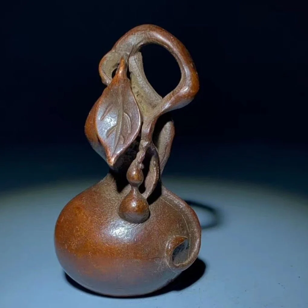 Vintage copper Fulu gourd ornaments, tea ceremony relief, home, multi child and multi grandson gourd
Vintage copper Fulu gourd ornaments, tea ceremony relief, home, multi child and multi grandson gourd