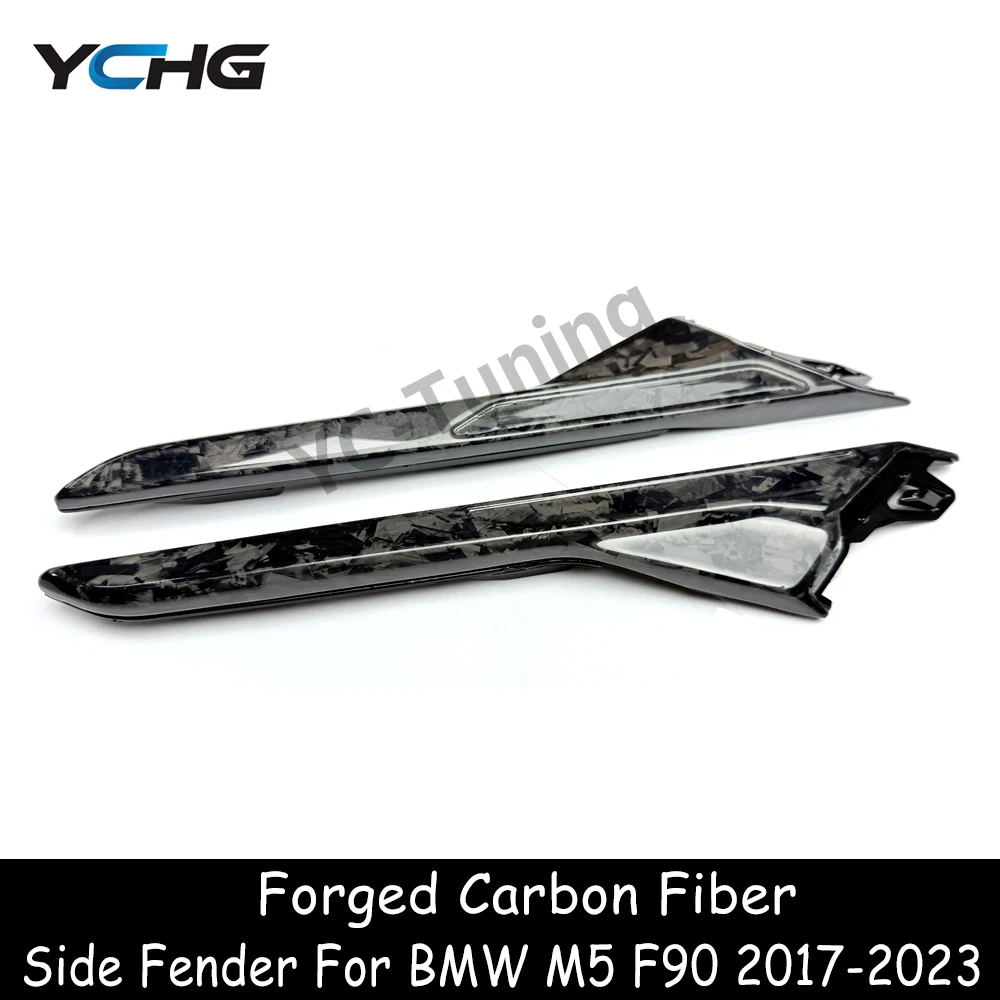 M5 F90 ABS + Forged Carbon Fiber Car Side Fender Air Vent Trim with Emblem Replacement Type For BMW M5 F90 Side Fender 2017-2023
M5 F90 ABS + Forged Carbon Fiber Car Side Fender Air Vent Trim with Emblem Replacement Type For BMW M5 F90 Side Fender 2017-2023