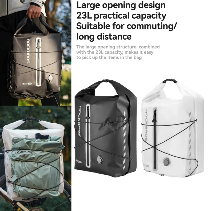 Outdoor camping bag 23L Bike Rack Bag Travel Cycling Bag Bicycle Rear Rack Tail Seat Trunk Bag Saddle bag handbag travel bag
Outdoor camping bag 23L Bike Rack Bag Travel Cycling Bag Bicycle Rear Rack Tail Seat Trunk Bag Saddle bag handbag travel bag