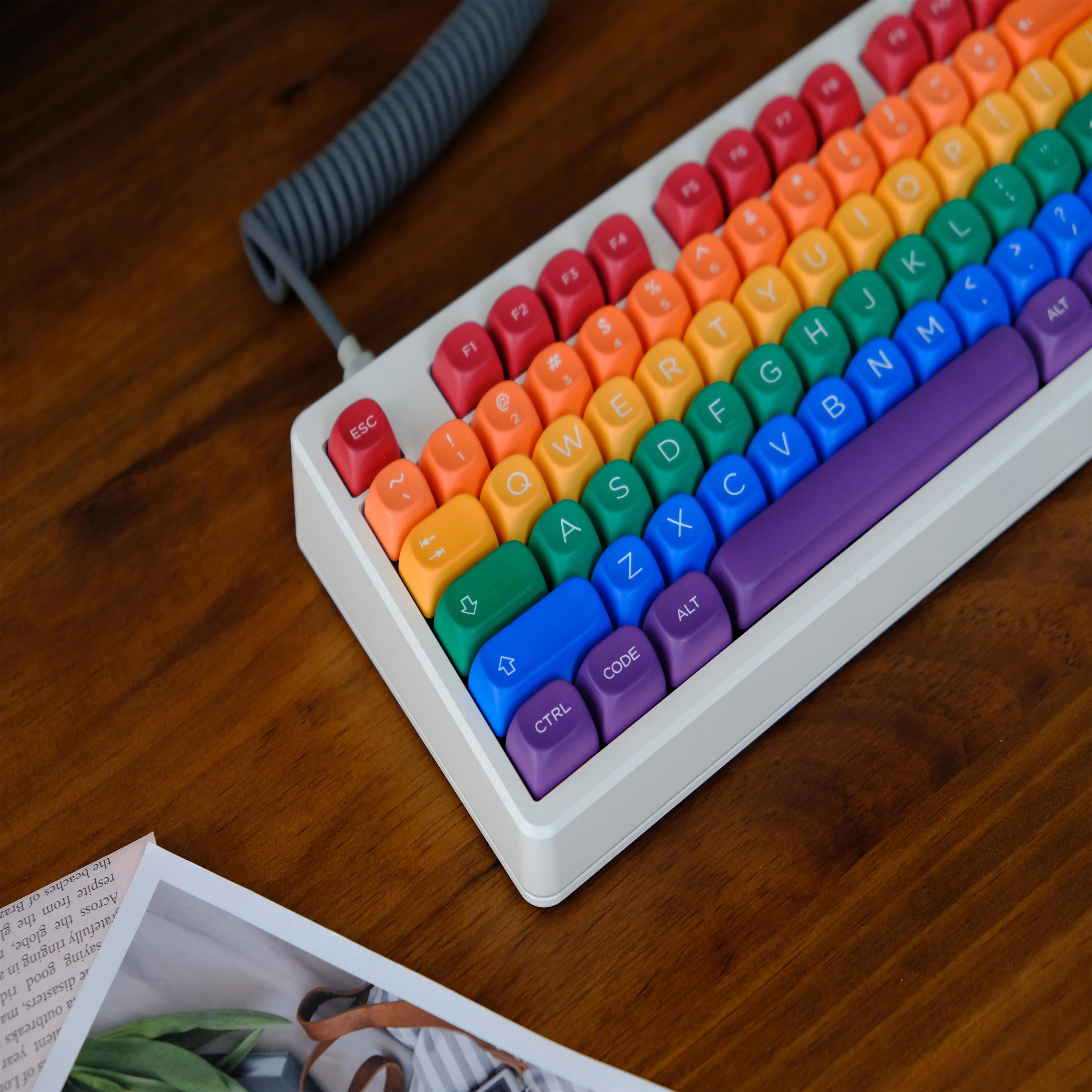 Honor keycap 126 keys PBT material MOA highly sublimation process, suitable for a variety of mechanical keyboards
Honor keycap 126 keys PBT material MOA highly sublimation process, suitable for a variety of mechanical keyboards