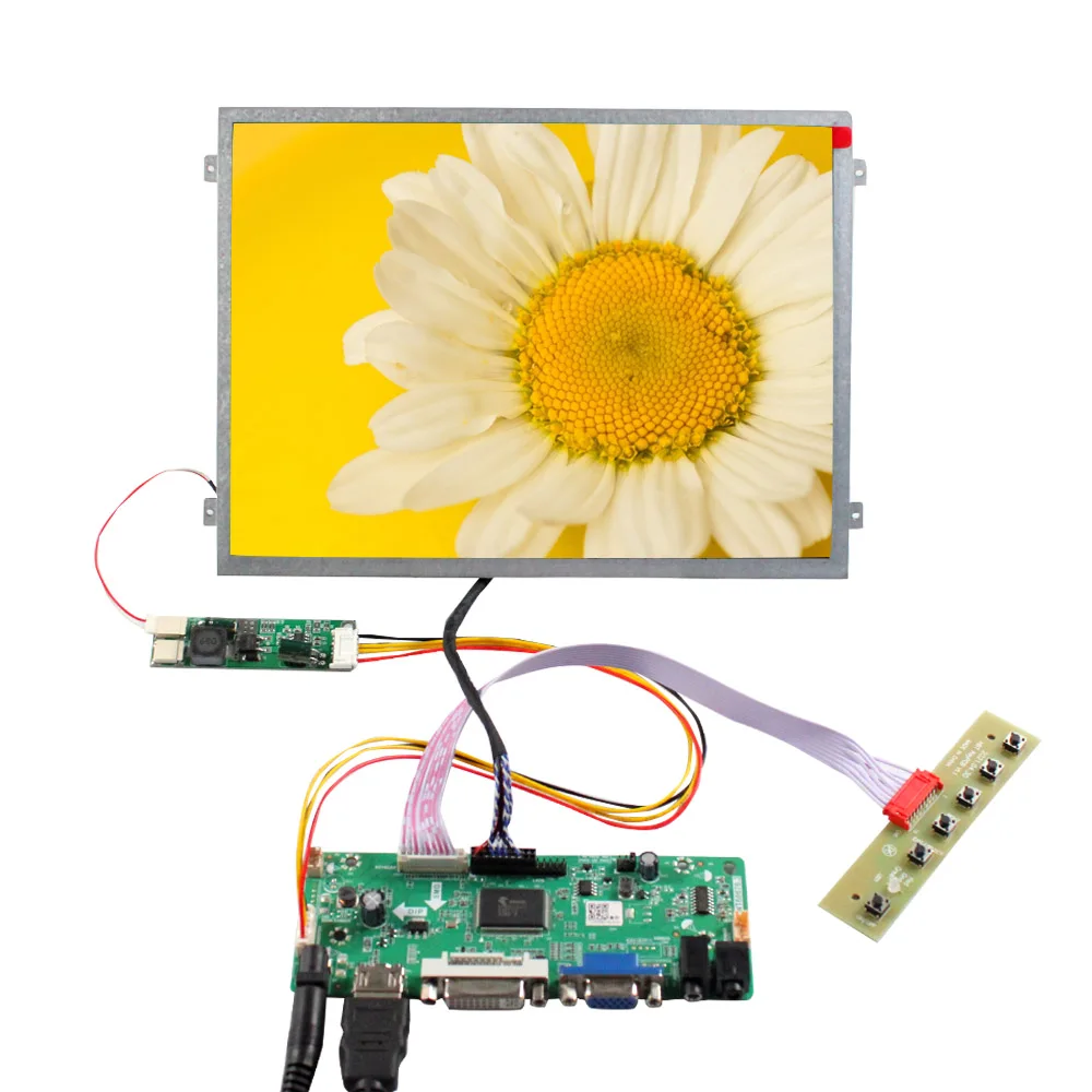 Плата управления аудио HD-MI VGA DVI и ЖК-экран 10,4 дюйма CLAA104XA02CW 1024X768 400nit
Плата управления аудио HD-MI VGA DVI и ЖК-экран 10,4 дюйма CLAA104XA02CW 1024X768 400nit