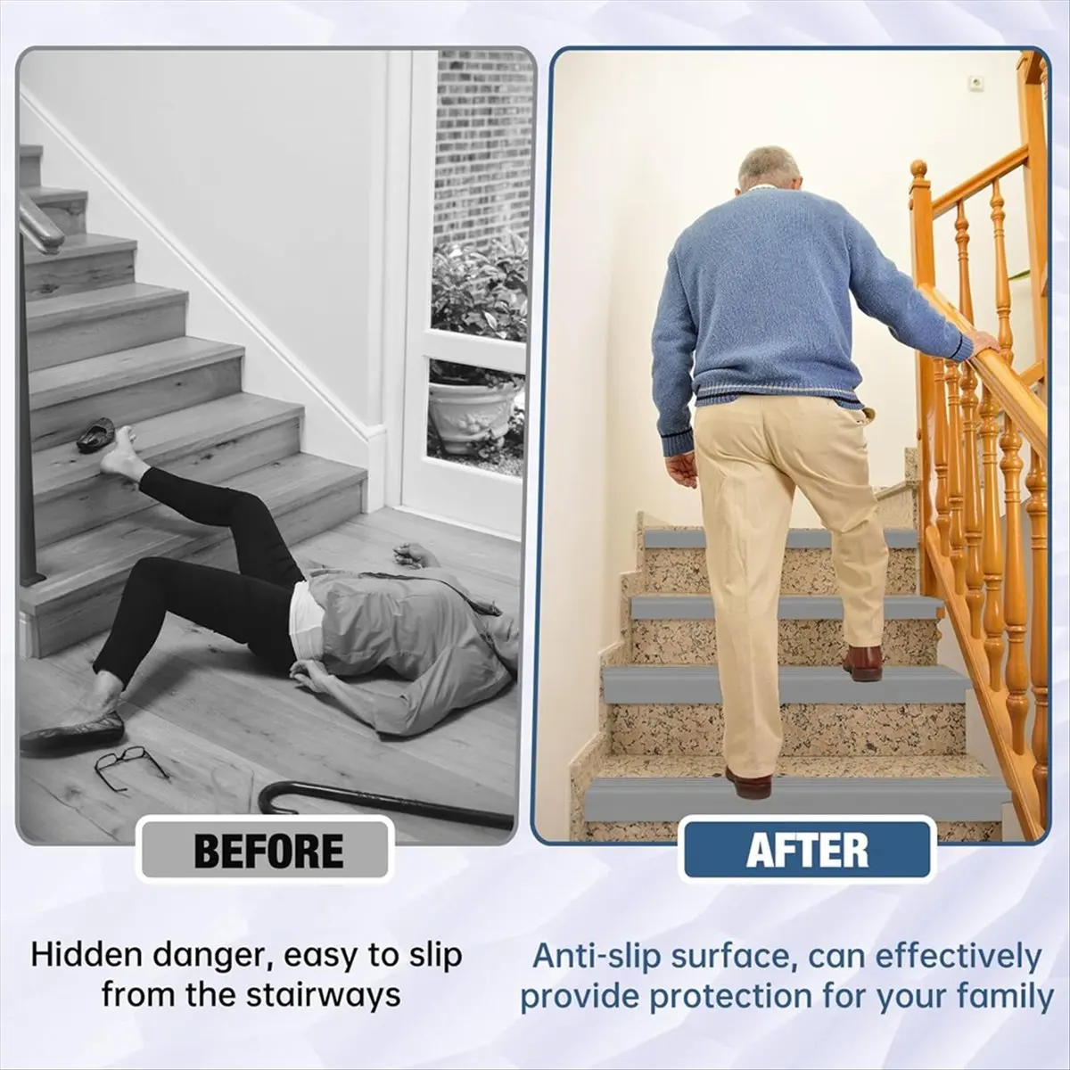 ABNH Stair Edge Trim Self Adhesive Stair Nosing Molding Trim Non-Slip Rubber Nose for Indoor Outdoor Use Gray
ABNH Stair Edge Trim Self Adhesive Stair Nosing Molding Trim Non-Slip Rubber Nose for Indoor Outdoor Use Gray