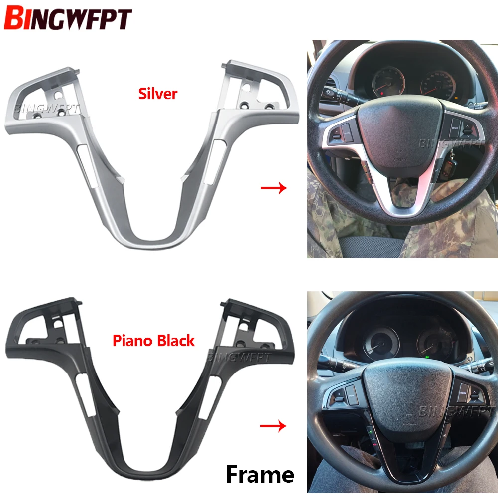 Car Accessories Steering Wheel Button Frame Audio Volume Music Control For Hyundai VERNA SOLARIS Bluetooth 2010-2015
Car Accessories Steering Wheel Button Frame Audio Volume Music Control For Hyundai VERNA SOLARIS Bluetooth 2010-2015