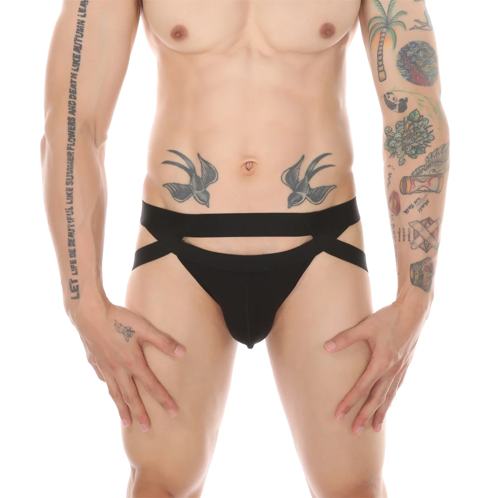 Men's Sexy G String Thongs Erotic Bondage Jockstrap Underwear Bulge Pouch Strap Lingerie Hollow Out O Ring Underpants Hombre Gay
Men's Sexy G String Thongs Erotic Bondage Jockstrap Underwear Bulge Pouch Strap Lingerie Hollow Out O Ring Underpants Hombre Gay