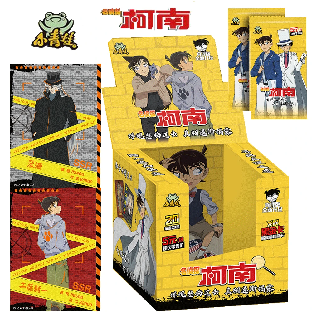 Small Frog Genuine Detective Conan Collection Cards for Children Truth Version Frosted Wall Breaking Cards Toys Birthday Gifts
Small Frog Genuine Detective Conan Collection Cards for Children Truth Version Frosted Wall Breaking Cards Toys Birthday Gifts
