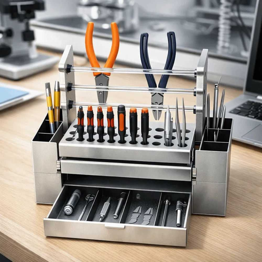 Sturdy Material Multifunctional Maintenance Tool Storage Box Reasonable Internal Structure Desktop Organizer
Sturdy Material Multifunctional Maintenance Tool Storage Box Reasonable Internal Structure Desktop Organizer