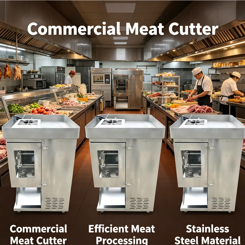 Commercial Electric Meat Cutter Multifunctional Stainless Steel Wire Cutter for Kitchen Home Use
Commercial Electric Meat Cutter Multifunctional Stainless Steel Wire Cutter for Kitchen Home Use