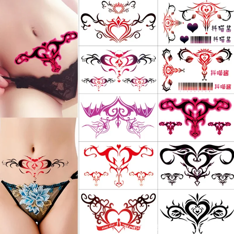 10 PCS Succubus Tattoo Stickers Sexy Female Red Heart Pattern Fake Tattoo Waist Body Art Waterproof Durable Temporary Stickers
10 PCS Succubus Tattoo Stickers Sexy Female Red Heart Pattern Fake Tattoo Waist Body Art Waterproof Durable Temporary Stickers