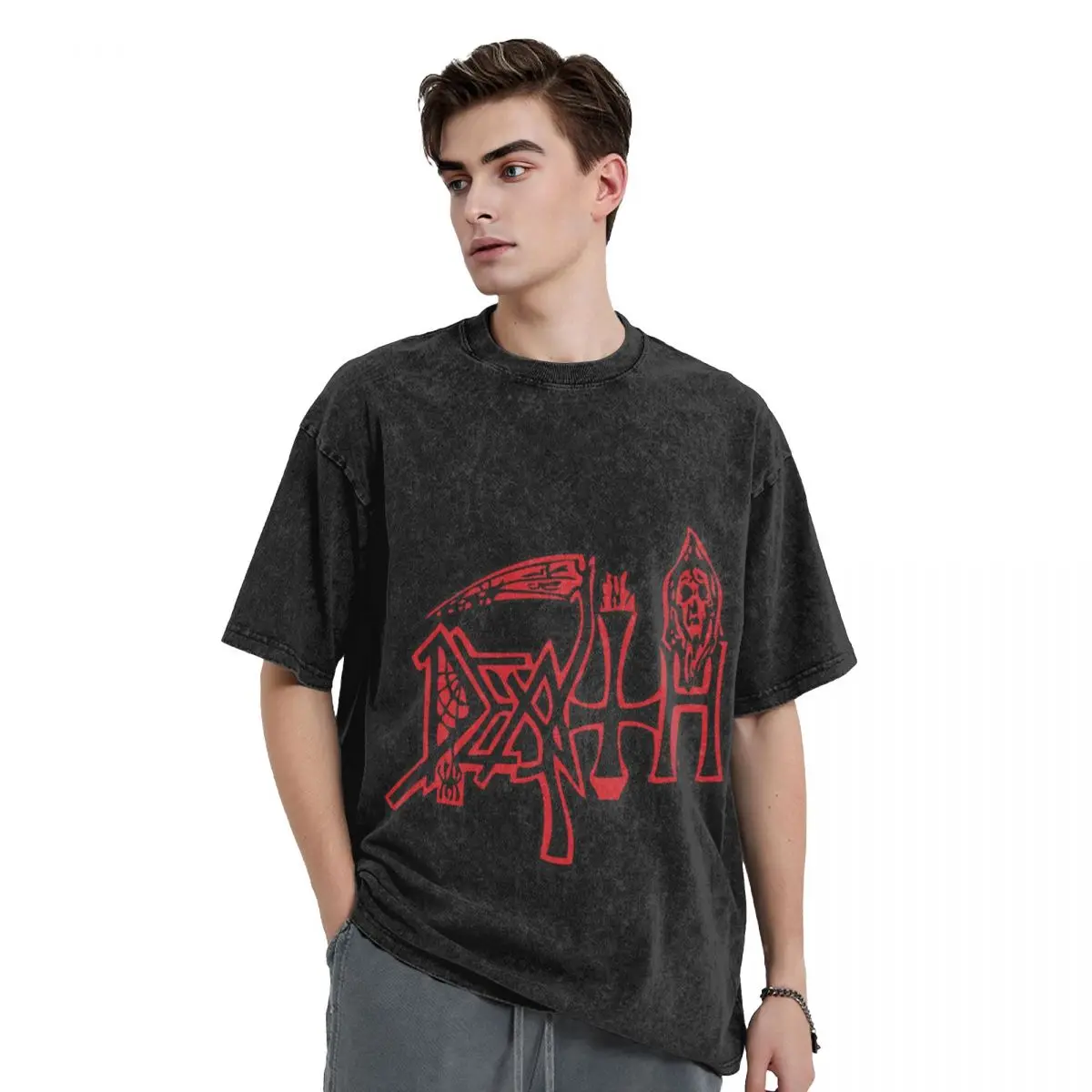 DEATH LOGO T-Shirt Aesthetic clothing shirts graphic animal prinfor boys clothes for men
DEATH LOGO T-Shirt Aesthetic clothing shirts graphic animal prinfor boys clothes for men