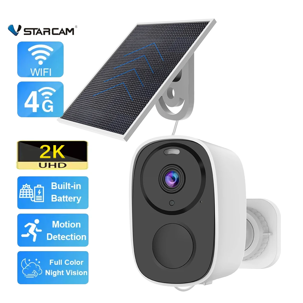 July003 VSTARCAM CB54-C Battery Security Camera Wireless Wifi CCTV 4g Solar Powered Camera Surveillance Camera Outdoor
July003 VSTARCAM CB54-C Battery Security Camera Wireless Wifi CCTV 4g Solar Powered Camera Surveillance Camera Outdoor