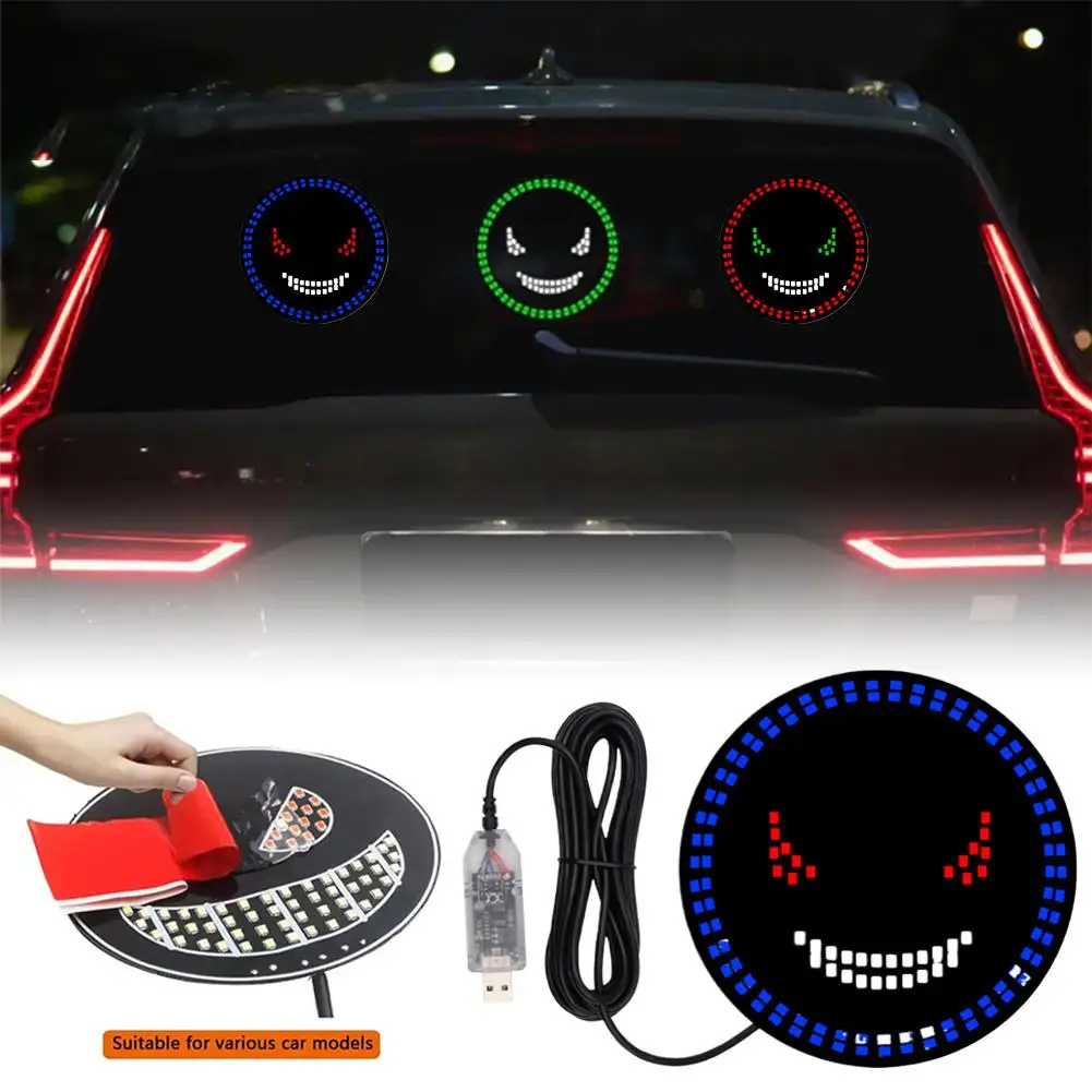 New USB Car Night Decoration Lamp Round Face Expression Devil's Car Fly Lamp Lamp Face Fashion Car Essential Modification S X8I1
New USB Car Night Decoration Lamp Round Face Expression Devil's Car Fly Lamp Lamp Face Fashion Car Essential Modification S X8I1