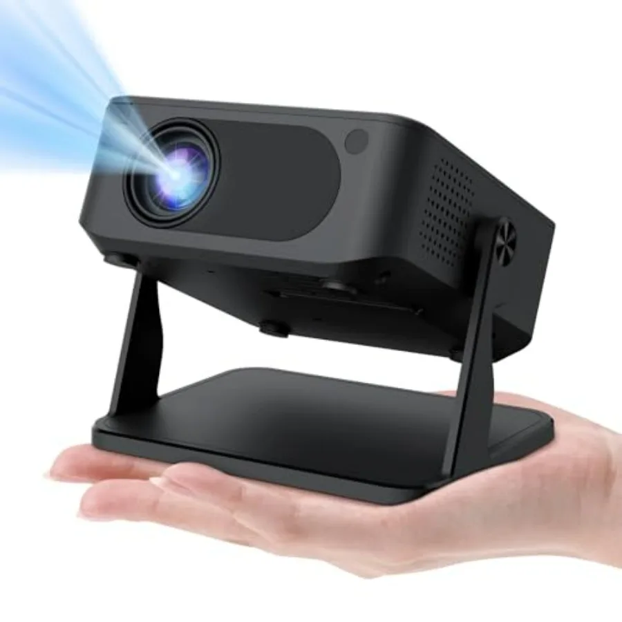 Portable Mini Projector 4K Support WiFi 6 Bluetooth 5.0 4W Speaker Auto Vertical Keystone 45 Rotatable for Home Bedroom Outdoor
Portable Mini Projector 4K Support WiFi 6 Bluetooth 5.0 4W Speaker Auto Vertical Keystone 45 Rotatable for Home Bedroom Outdoor