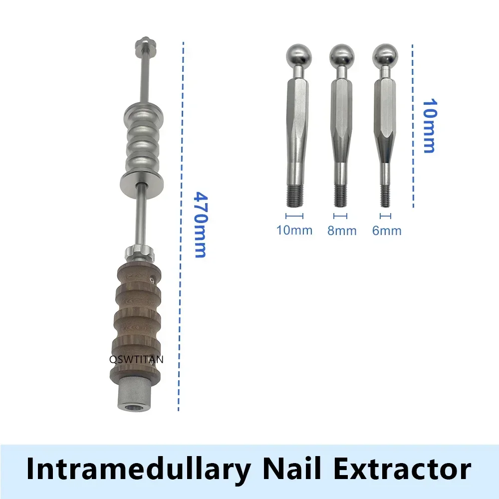 Orthopedic Intramedullary Nail Extractor Set for Femur and Tibia Nail Pet Orthopedic Surgical Instrument Pet
Orthopedic Intramedullary Nail Extractor Set for Femur and Tibia Nail Pet Orthopedic Surgical Instrument Pet