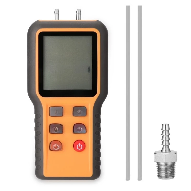 Digital Manometer Differential Air Pressure Gauges Tester Indoor Temperature Measurement Tool Pipes Pressure Measuring Device
Digital Manometer Differential Air Pressure Gauges Tester Indoor Temperature Measurement Tool Pipes Pressure Measuring Device