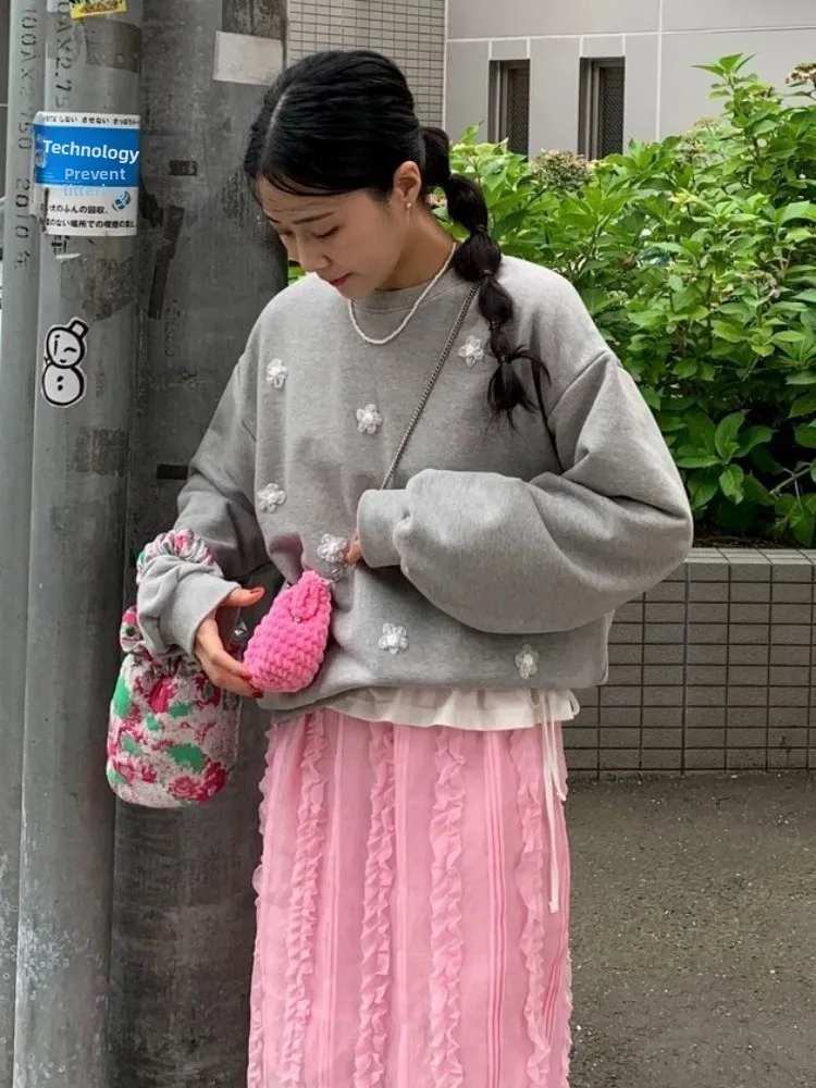 Толстовка с цветочным узором, универсальный возрастной шикарный дизайн для молодых женщин, поездка на работу, весна-осень, эксклюзив в Интернете
Толстовка с цветочным узором, универсальный возрастной шикарный дизайн для молодых женщин, поездка на работу, весна-осень, эксклюзив в Интернете