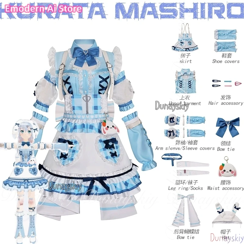 BanG Dream! Anime Kurata Mashiro Cosplay With White Dress Lead Singer And Lyricist Of The Morfonica Band Cosplay 코스프레 All Set
BanG Dream! Anime Kurata Mashiro Cosplay With White Dress Lead Singer And Lyricist Of The Morfonica Band Cosplay 코스프레 All Set