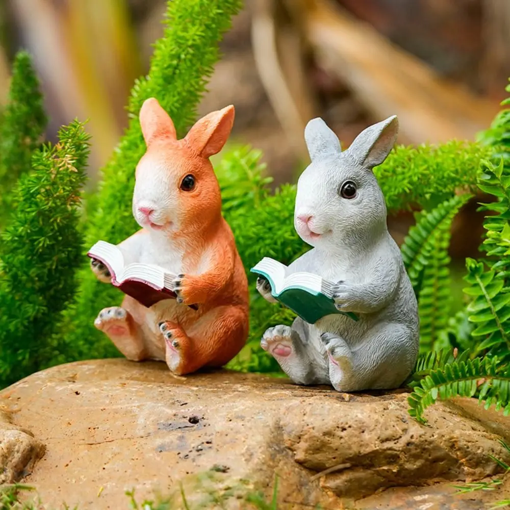 Cute Rabbit Reading Book Statue Resin Crafts Unique Bunny Figurine Toy Handicraft Garden Animal Statue Home Desktop Decoration
Cute Rabbit Reading Book Statue Resin Crafts Unique Bunny Figurine Toy Handicraft Garden Animal Statue Home Desktop Decoration