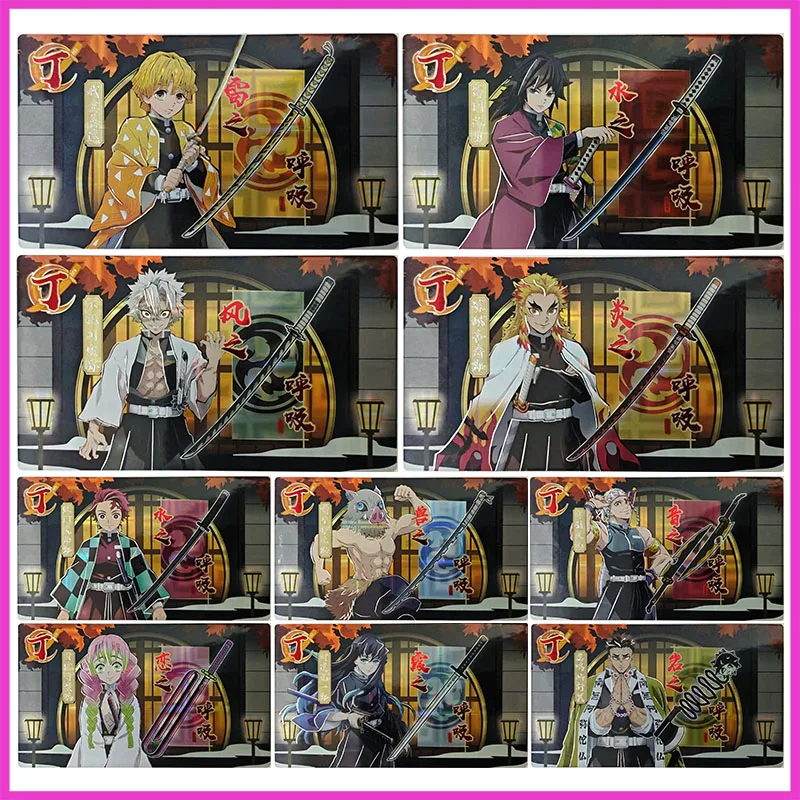 Anime Demon Slayer Rare Collectible Cards Zenitsu Giyuu Sanemi Kyoujurou Tanjirou Inosuke Tengen Toys for boys Birthday Present
Anime Demon Slayer Rare Collectible Cards Zenitsu Giyuu Sanemi Kyoujurou Tanjirou Inosuke Tengen Toys for boys Birthday Present