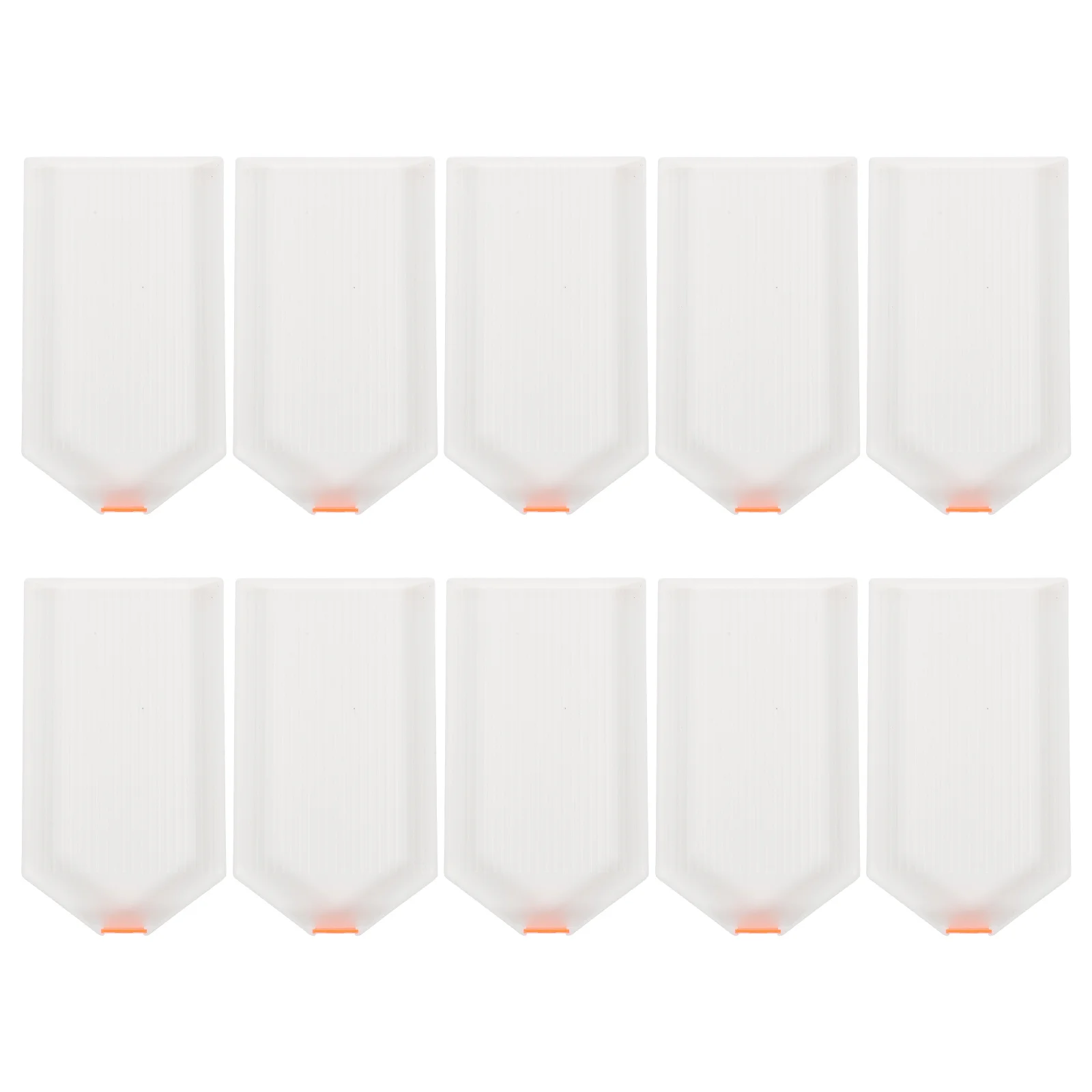 10Pcs Plastic Diamond Stitch Sorting Trays Smooth Durable Flexible Surface for DIY Cross Stitch Nail Art Mobile Decoration
10Pcs Plastic Diamond Stitch Sorting Trays Smooth Durable Flexible Surface for DIY Cross Stitch Nail Art Mobile Decoration
