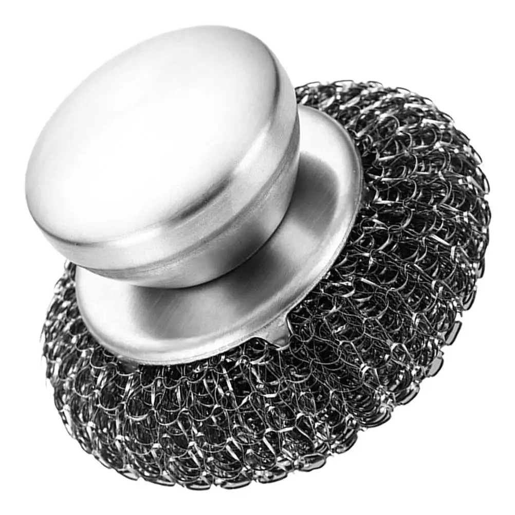 Grill Brush Stainless Steel Scouring Pad Short Handle Ball Cleaning Tool Multi Purpose Kitchen Pan Scrubber Wool Pads BBQ
Grill Brush Stainless Steel Scouring Pad Short Handle Ball Cleaning Tool Multi Purpose Kitchen Pan Scrubber Wool Pads BBQ