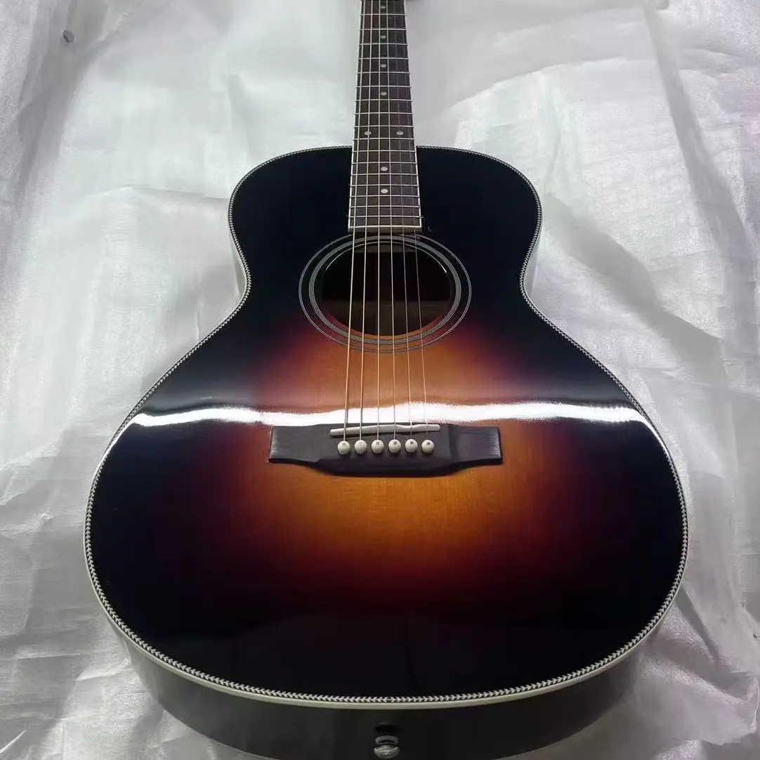 Handmade Professional Acoustic Guitar, Blues Master Keb' Mo' 2012 Sunburst Color, Solid Spruce Top, Back And Side Are Laminate
Handmade Professional Acoustic Guitar, Blues Master Keb' Mo' 2012 Sunburst Color, Solid Spruce Top, Back And Side Are Laminate