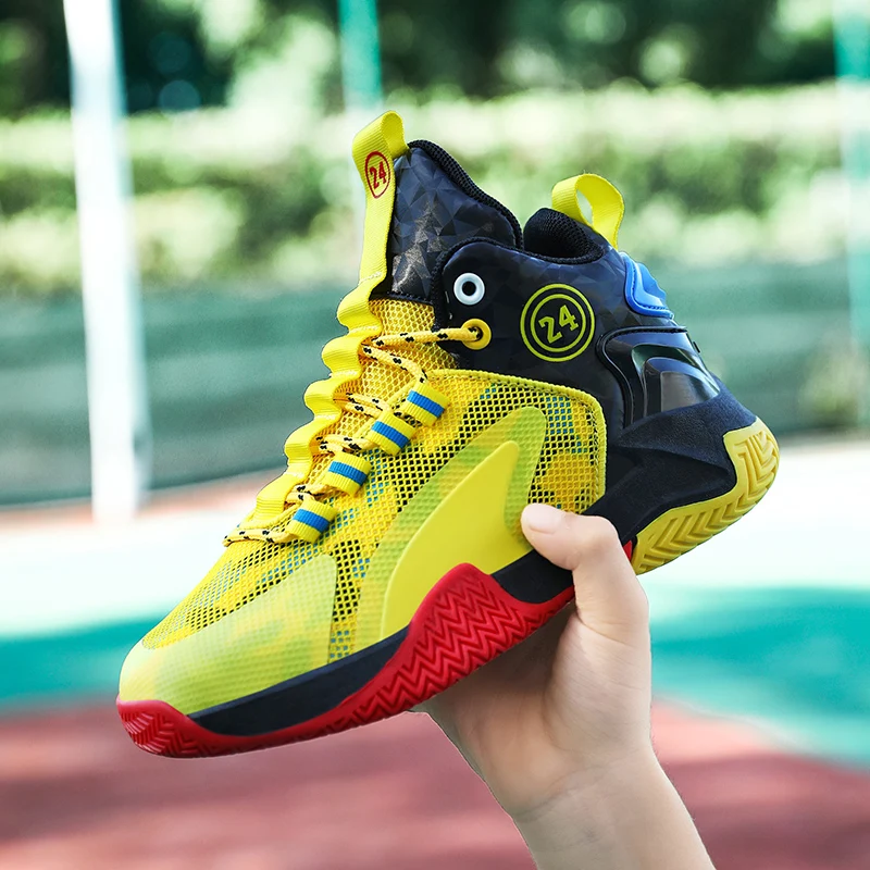 New Cool Mesh Children's and Youth Basketball Shoes Anti Slip Basketball Shoes Kids Multiple Colors of Student Sports Shoes
New Cool Mesh Children's and Youth Basketball Shoes Anti Slip Basketball Shoes Kids Multiple Colors of Student Sports Shoes