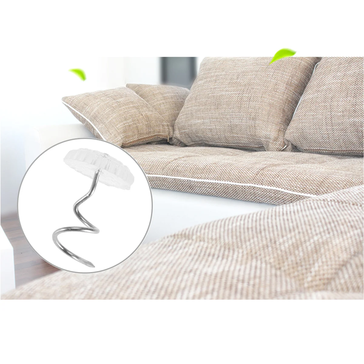 100Pcs Anti-Slip Clear Head Pins for Upholstery Bedskirts Slipcovers Tightening Tool Rust-Proof Home Decoration
100Pcs Anti-Slip Clear Head Pins for Upholstery Bedskirts Slipcovers Tightening Tool Rust-Proof Home Decoration